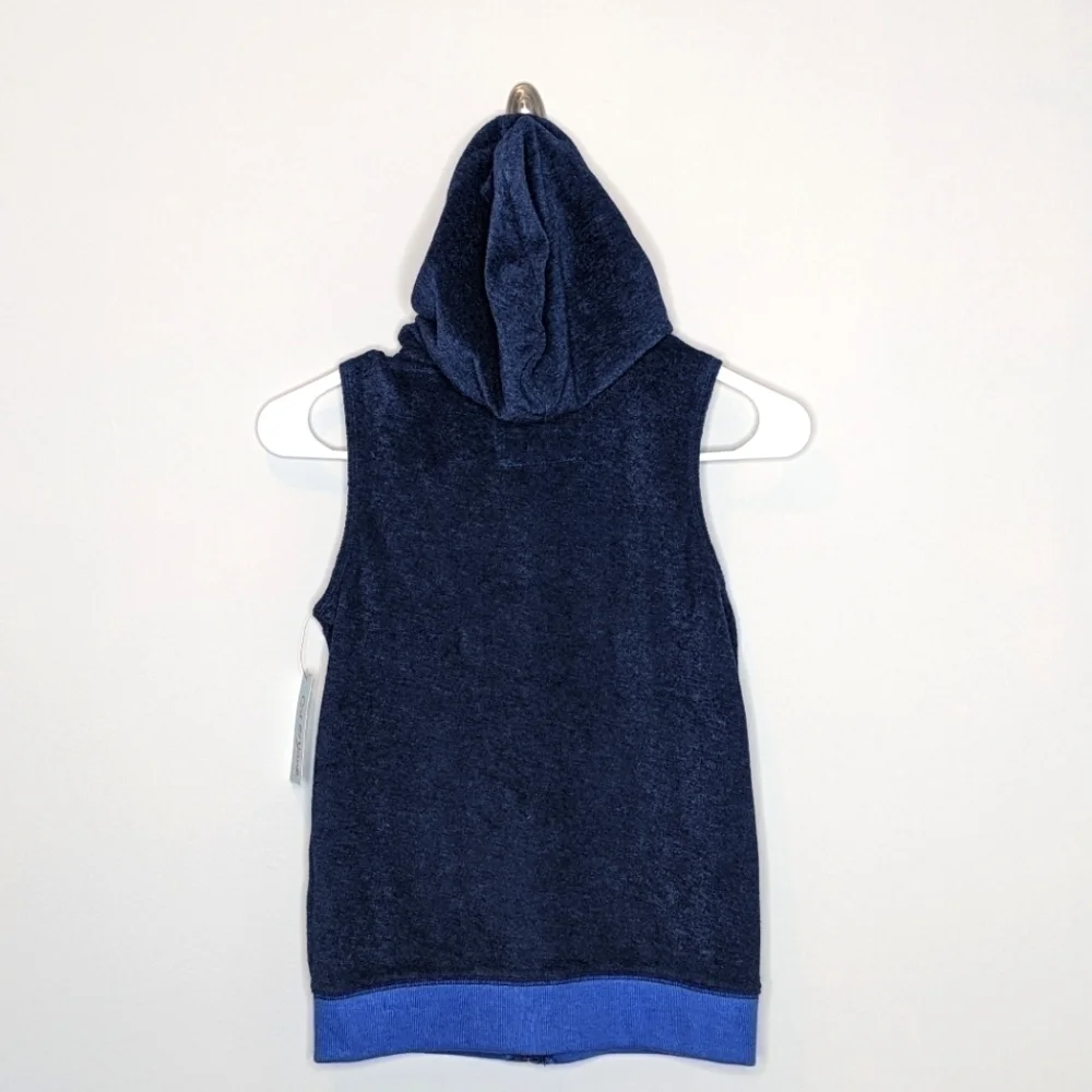 NWT Cat & Jack Sweater Hooded Vest S 6/7
